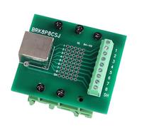 Carte de Dérivation Coudée RJ45 Polyvalente, Convertisseur de Port Réseau pour L'électronique et L'entreprise, ABS 1 Ensemble