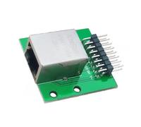 Carte de dérivation d ' interfaces Ethernet RJ45 avec connecteurs 8 Broches pour Une intégration de systèmes de réseau économes en Espace, Une Transmission à Faible Perte