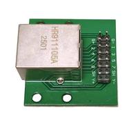 Carte de dérivation d ' interfaces Ethernet RJ45 avec connecteurs 8 Broches pour Une intégration de systèmes de réseau économes en Espace, Une Transmission à Faible Perte