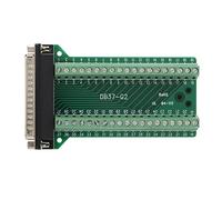 Carte de dérivation DB37, 300 V AC, Terminal de Port à 37 Broches, Adaptateur mâle, Carte PCB Droite, Adaptateur à vis, Adaptateur série DB37 mâle isolé Professionnel (DB37-G2)