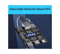 Carte de DéTection Ligne DonnéEs USB pour IOS Android Micro-USB Type-C Commutateur Court-Circuit Testeur Câble DT3