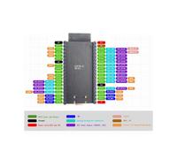Carte de Développement ESP32 avec Module WiFi 2,4 GHz, Interface Batterie, ESP32-S CH340X Type-C USB pour Projets IoT DIY