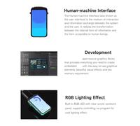 Carte de développement ESP32-C6 avec écran LCD ST7789 1,47 pouces, Wi-Fi 6, LVGL, port SD HMI et LED RVB soudées