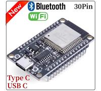 Carte de développement esp32, module WiFi sans fil Bluetooth, consommation d'énergie ultra-faible, double cœur, 30 broches, 32 pour maison intelligente 30Pin Type C NEW 2PC