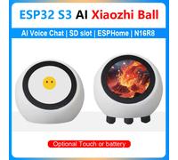 Carte de développement ESP32 S3 1.28 pouces N16R8, Robot vocal DeepS I, Assistant pour maison intelligente, bibelot de bureau, Mini station météo TV With-Touch-BAT