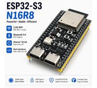 Carte de développement ESP32-S3 DevKitC-1 N8R2 N16R8, module WiFi BT, 44 broches, USB Type-C, ESP32-S3 N8R2 Soldered