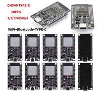 Carte de développement ESP32 WROOM-32 TYPE-C Micro USB WiFi + Bluetooth, consommation d'énergie Ultra faible, Flash SPI, Module sans fil 32Mbits 2 pcs