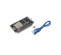 Carte de DéVeloppement ESP8266 CP2102 + Câble USB ESP-12E MCU ESP8266 Nodecu Lua V3 Carte de DéVeloppement WIFI Internet des Objets