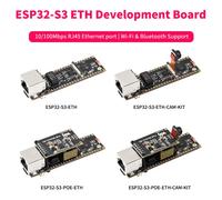 Carte de développement ETH ESP32-S3, processeur double cœur 240MHz, Port Ethernet RJ45, caméra Wi-Fi et Bluetooth, fonction PoE en option