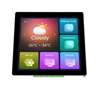 Carte de Développement LCD Tactile Capacitif de 4 Pouces, écran 32 Bits BLE5 480x480 avec 512 KO de ROM, 384 KO de ROM, 16 Mo de Flash et 8 Mo de PSRAM pour Processeur