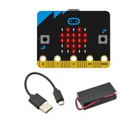 Carte de DéVeloppement Micro: Bit V1.5 Micro: Kit de Voiture Intelligente Bit/Qtruck/Python Education Robot Programmable BBC Microbit pour le