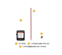 Carte de Développement T-QTC6 ESP32-C6, Écran LCD Tactile 0,85 Pouce, Module Sans Fil Wi-Fi 6 5 avec Gestion de L'Alimentation