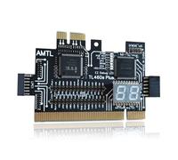 Carte de diagnostic A1105 améliorée avec indicateurs LED pour disque dur CPU DRAM VGA Débogage et affichage des signaux d'horloge PCIe Réinitialisation Testeur