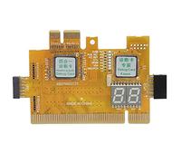 Carte de diagnostic de bureau 4 en 1, analyseur de carte mère PCI PCI-E 2LPC, kit de post-test de débogage 2 bits avec indicateurs LED pour la réparation d'ordinateurs, compatible