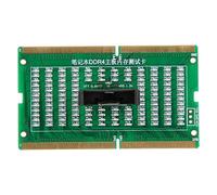 Carte de diagnostic et d’analyse SO-DIMM pour ordinateur portable DDR2, DDR3, DDR4 ; carte de test post-installation avec indicateurs LED ; conception à insertion réversible et (DDR4)