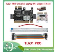 Carte de Diagnostic universelle pour ordinateur portable,ensemble complet TL631 PRO,carte mère PCI-E Mini LPC,TL631 - Type TL631 add Mini card