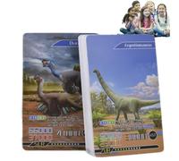 Carte de dinosaure pour - Cartes flash Cartes d'apprentissage,Cartes avec de dinosaures, lot de 55 cartes pour la fête d'anniversaire des , cadeau pour améliorer la cognition