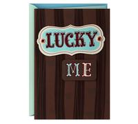 Carte de f te des p res Hallmark ou carte d'amour pour lui, j'ai de la chance de t'avoir (carte d'anniversaire)