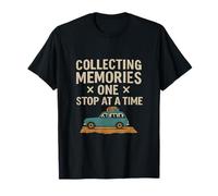 Carte de Famille Vintage Collecting Memories One Stop at A Time T-Shirt