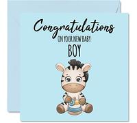 Carte de félicitations pour bébé garçon, Cadeau de bienvenue au monde