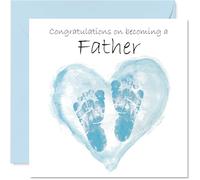 Carte de félicitations pour nouveau père - Congrats Becoming - Well Done Congratulations for New Father - 145 mm Welcome To The World