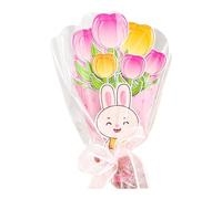 Carte de fête des mères avec bouquet de fleurs - Cartes de vœux pour la fête des mères - Activité artisanale interactive parent-enfant pour tante, maman, femme, grand-mère, épouse, grand-mère