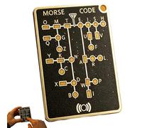Carte De Formation Professionnelle Au Code Morse, Outil Portable De Décodage Du Code Morse, Tableau D'apprentissage Interactif Pour Radio Amateur CW, Aide À La Communication Éducative En Code-Morse