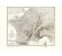Carte de france (1804) 75 cm x 105 cm 1/800 000, 75 x 105 cm - Collectif - Ign Institut Geographique National - broché - Atlas / carte