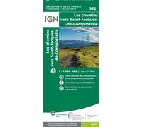 Les Chemins De Saint-Jacques De Compostelle 1:1 000 000