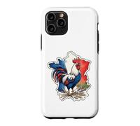 Carte de France Coq Drapeau Français Patrimoine Patrimoine Coque pour iPhone 11 Pro