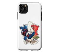 Carte de France Coq Drapeau Français Patrimoine Patrimoine Coque pour iPhone 11 Pro Max
