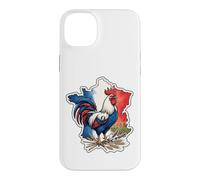 Carte de France Coq Drapeau Français Patrimoine Patrimoine Coque pour iPhone 14 Plus