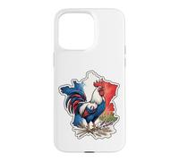 Carte de France Coq Drapeau Français Patrimoine Patrimoine Coque pour iPhone 15 Pro Max