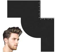 Carte de, guide de façonnage de la barbe - Outil de coiffure réutilisable et spray de couleur - Outil de façonnage de la ligne des cheveux avec échelle pour, outil de façonnage de