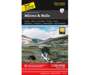 Carte de haute montagne - Mårma & Nallo (Suède) | Calazo