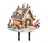 Carte de jardin en PVC sur le thème des vacances pour une utilisation en extérieur, adaptée pour ajouter des décorations festives aux jardins, cours ou cours (DC20010)