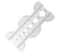 Carte De Jauge Pour Boulons,Appareil De Mesure De Pas Portable - Outils Portables De Dimensionnement Des Boulons Pour Ingénieurs - Pour Les Ingénieurs La Réparation À Domicile Le Garage Et L Atelier