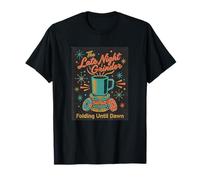 Carte de Joueur de Poker rétro avec Inscription « Late Night Grinder » T-Shirt
