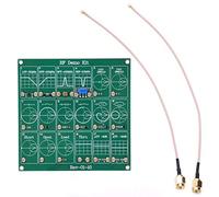 Carte de kit de démonstration RF, module de test RF NanoVNA, module de filtre/atténuateur avec 2 cordons de raccordement UFL pour l'apprentissage de l'analyseur de réseau vectoriel, étalonnage de test