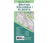 Carte de l’Alberta et de la Colombie-Britannique | GM Johnson