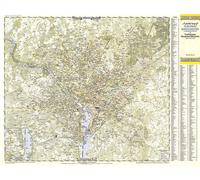 Carte de la banlieue de Washington DC, Maryland et Virginie de 1948