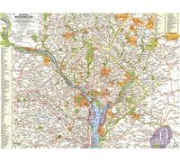 Carte de la banlieue de Washington de 1964