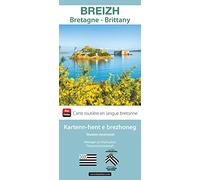 Carte de la Bretagne en Breton