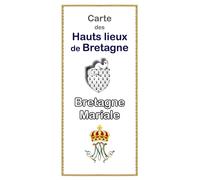 Carte De La Bretagne Mariale Et Hauts-Lieux De Bretagne