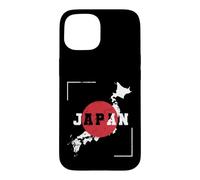 Carte de la géographie et de la Culture du Japon Coque pour iPhone 15