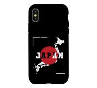Carte de la géographie et de la Culture du Japon Coque pour iPhone X/XS