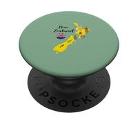 Carte de la nation Kiwi - Fierté et icônes culturelles de Nouvelle-Zélande PopSockets PopGrip Adhésif