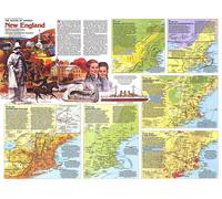 Carte de la Nouvelle-Angleterre de 1987, côté 2