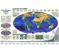 Carte de la Terre en danger de 1988