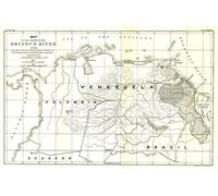 Carte de la vallée de l'Orénoque de 1896